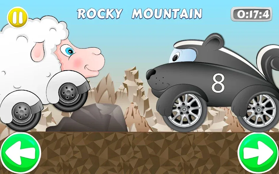 Racing car game for kids  [МОД Бесконечные монеты] Screenshot 3