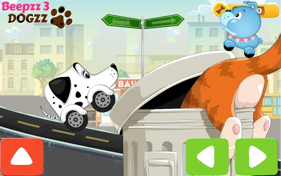 Racing games for kids - Dogs  [МОД Unlimited Money] Screenshot 3