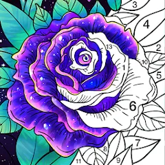 Скачать взлом Coloring Book: Color by Number (Колоринг Бук)  [МОД Много денег] - полная версия apk на Андроид