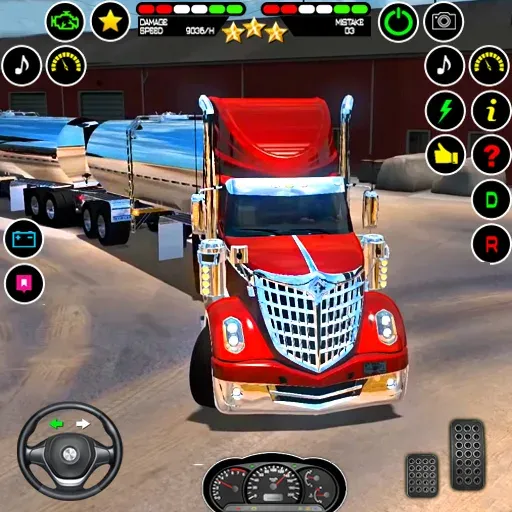 US Truck Driving Cargo Game 3D (Американский грузовик водителя)  [МОД Много монет] Screenshot 1