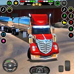 Взлом US Truck Driving Cargo Game 3D (Американский грузовик водителя)  [МОД Много монет] - стабильная версия apk на Андроид