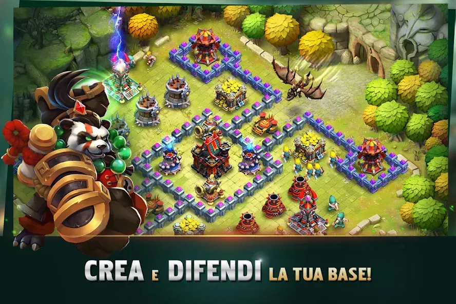 Clash of Lords 2: Italiano (Клэш оф Лордс 2)  [МОД Много монет] Screenshot 1