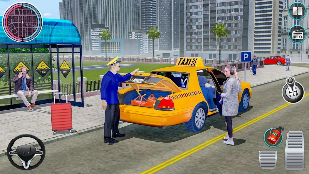 City Taxi Driving: Taxi Games  [МОД Много монет] Screenshot 3