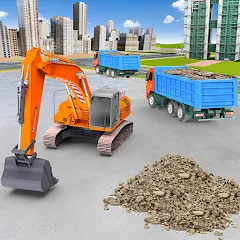 Скачать взломанную City Construction Simulator 3D  [МОД Много денег] - полная версия apk на Андроид