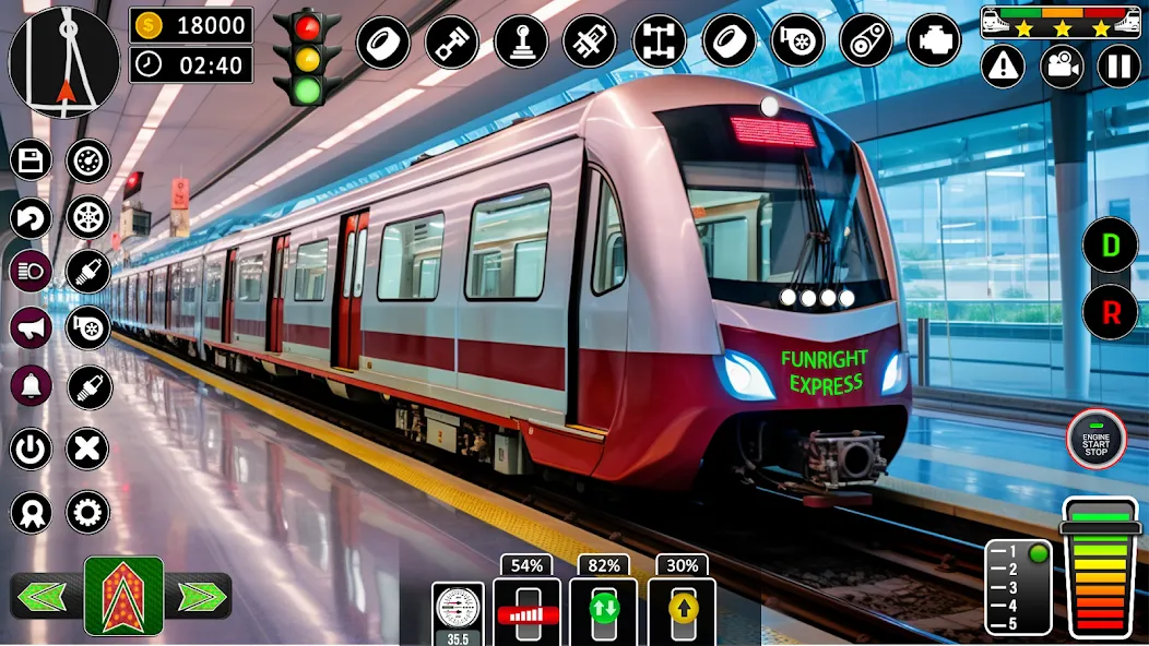 City Train Games Driver Sim 3D  [МОД Меню] Screenshot 1