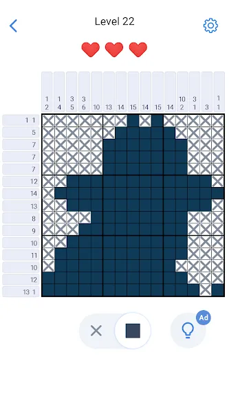 Pixel Art: Logic Nonogram (Пиксельное искусство головоломка)  [МОД Unlocked] Screenshot 2