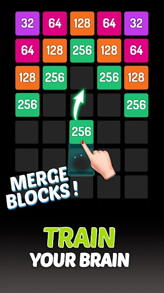 X2 Blocks - 2048 Number Game (Блоки)  [МОД Меню] Screenshot 2