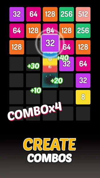 X2 Blocks - 2048 Number Game (Блоки)  [МОД Меню] Screenshot 3