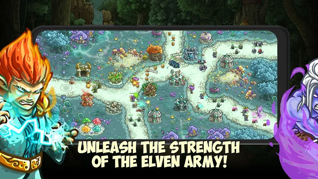 Kingdom Rush Origins TD (Кингдом Раш Ориджинс)  [МОД Много денег] Screenshot 2