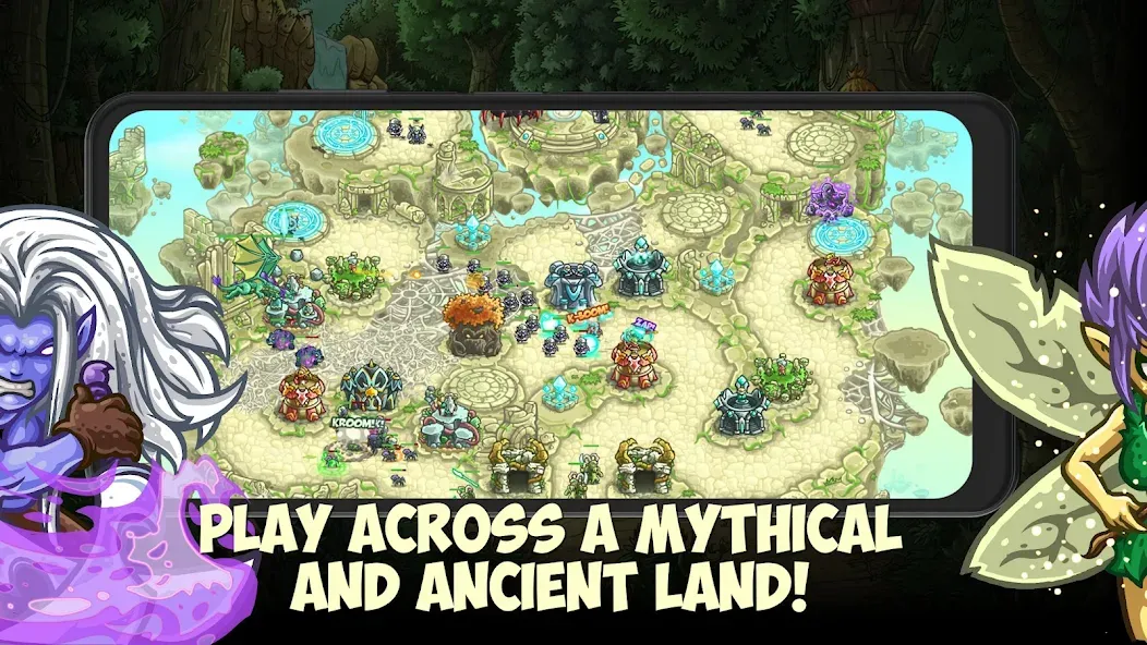 Kingdom Rush Origins TD (Кингдом Раш Ориджинс)  [МОД Много денег] Screenshot 3