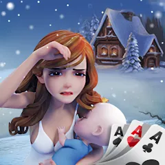 Скачать взлом Solitaire Home Design (Солитер Хоум Дизайн)  [МОД Много монет] - полная версия apk на Андроид