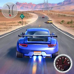 Скачать взломанную Street Racing HD (Стрит Рейсинг ХД)  [МОД Mega Pack] - полная версия apk на Андроид