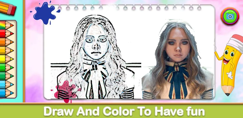 Megan Coloring Game (Меган Колоринг Гейм)  [МОД Меню] Screenshot 4