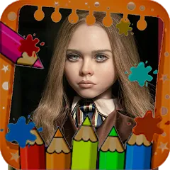 Взломанная Megan Coloring Game (Меган Колоринг Гейм)  [МОД Меню] - полная версия apk на Андроид