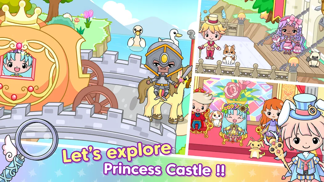 Jibi Land : Princess Castle (Джиби Лэнд)  [МОД Menu] Screenshot 1