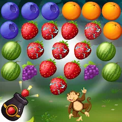 Взломанная Fruits Shooter Pop (Фрутс Шутер Поп)  [МОД Unlimited Money] - стабильная версия apk на Андроид