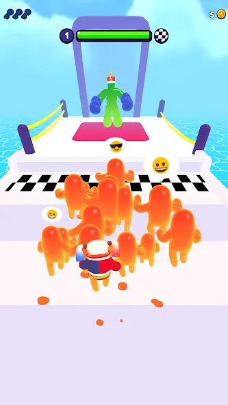 Join Blob Clash 3D: Mob Runner (Джойн Блоб Клаш 3D)  [МОД Меню] Screenshot 5