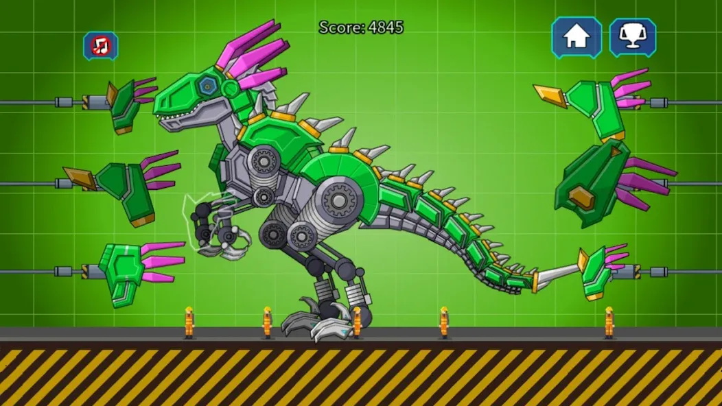 Velociraptor Rex Dino Robot (Велоцираптор Рекс Дино Робот)  [МОД Все открыто] Screenshot 1