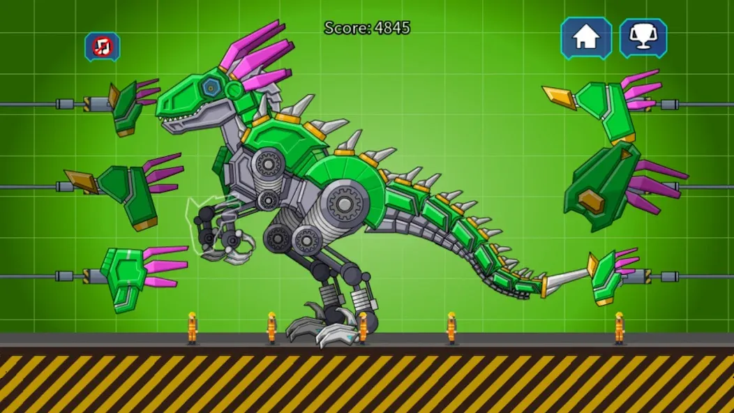 Velociraptor Rex Dino Robot (Велоцираптор Рекс Дино Робот)  [МОД Все открыто] Screenshot 5