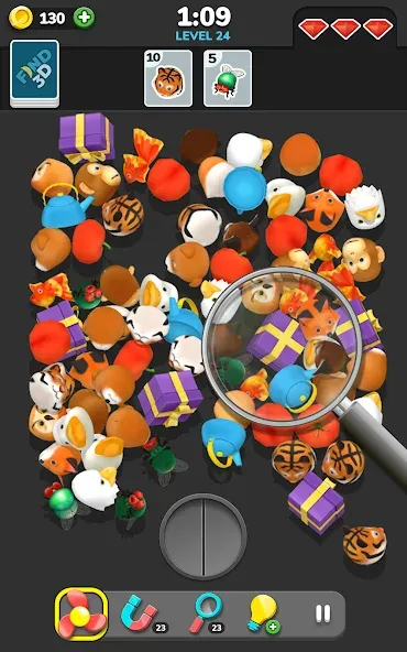 Find 3D - Match 3D Items (Файнд 3Д)  [МОД Много монет] Screenshot 3