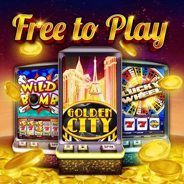 Golden City Casino (Голден Сити Казино)  [МОД Много денег] Screenshot 1