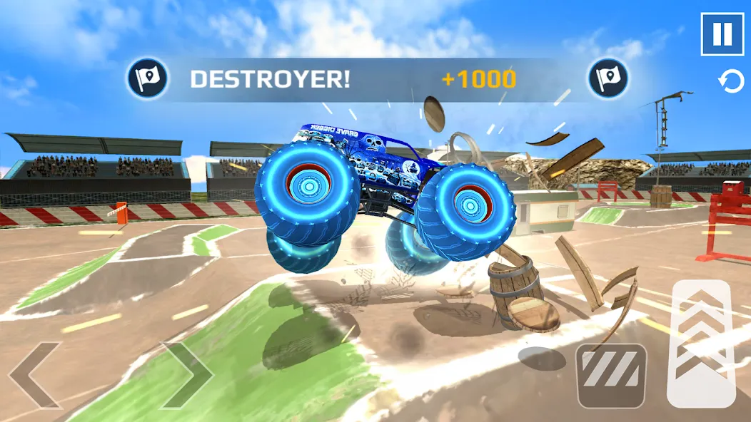 Car Games: Monster Truck Stunt (Монстртрак стант)  [МОД Menu] Screenshot 4