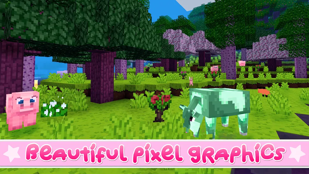 Kawaii World - Craft and Build (Кавайи Ворлд)  [МОД Mega Pack] Screenshot 4