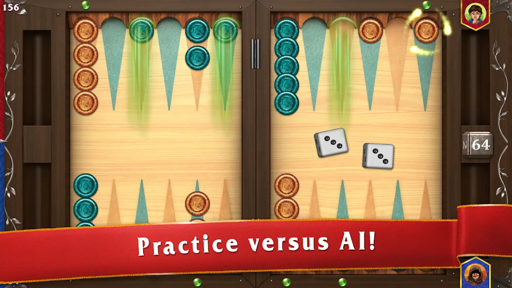 Backgammon Masters  [МОД Бесконечные деньги] Screenshot 3