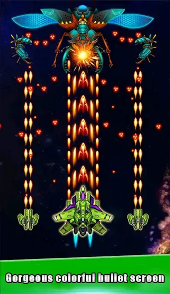 Galaxy Attack - space shooting (Гэлакси Атак)  [МОД Много монет] Screenshot 4