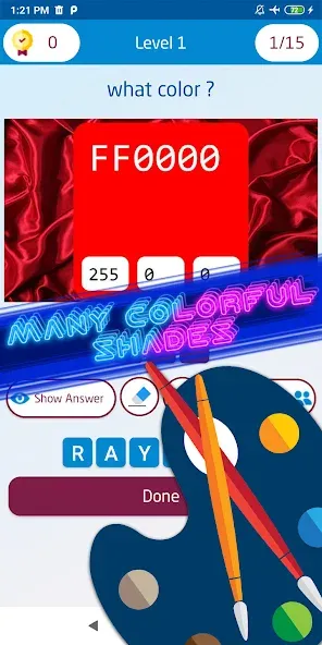Guess the color game  [МОД Меню] Screenshot 4