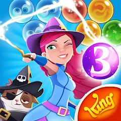 Скачать взломанную Bubble Witch 3 Saga (Бабл Витч 3 Сага)  [МОД Много денег] - стабильная версия apk на Андроид