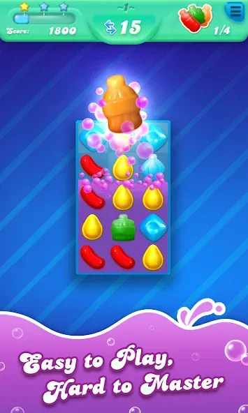 Candy Crush Soda Saga (Кенди Краш Сода Сага)  [МОД Бесконечные монеты] Screenshot 1