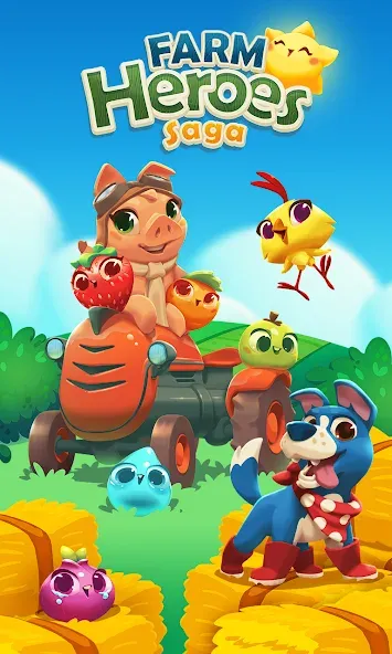 Farm Heroes Saga (Фарм Хероус Сага)  [МОД Меню] Screenshot 1