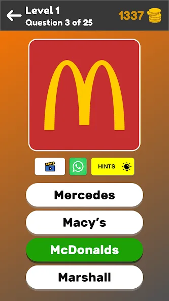 Logo Game: Multiple Choice  [МОД Unlimited Money] Screenshot 3