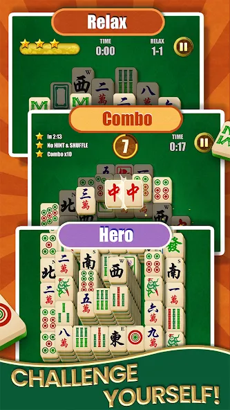 Mahjong Solitaire - Master (Маджонг Солитер)  [МОД Меню] Screenshot 4