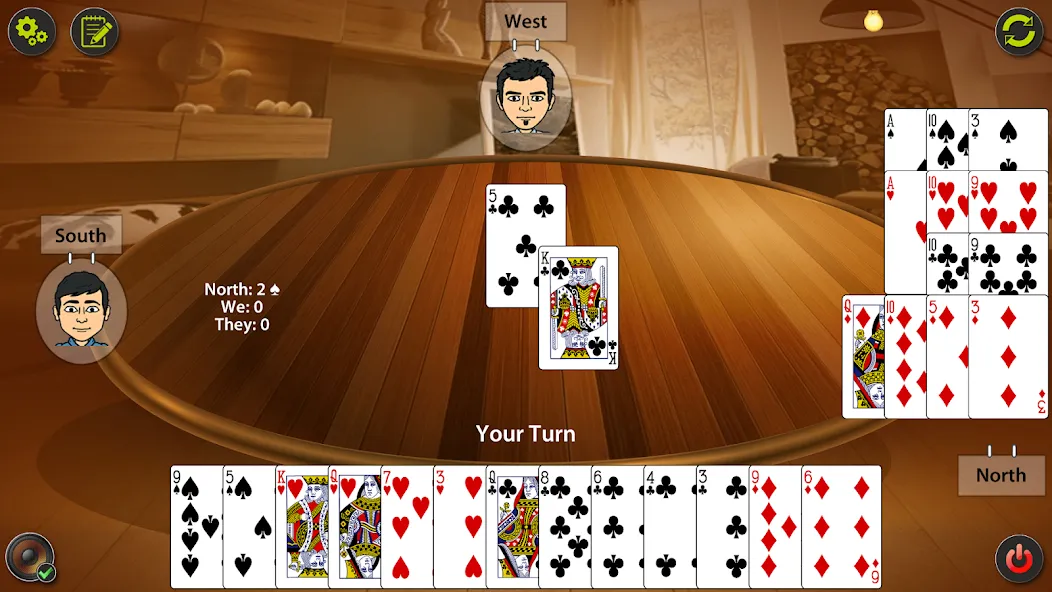 Auction Bridge & IB Card Game  [МОД Бесконечные деньги] Screenshot 2