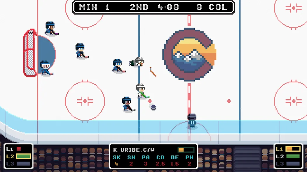 Ice League Hockey (Айс Лиг Хоккей)  [МОД Все открыто] Screenshot 3