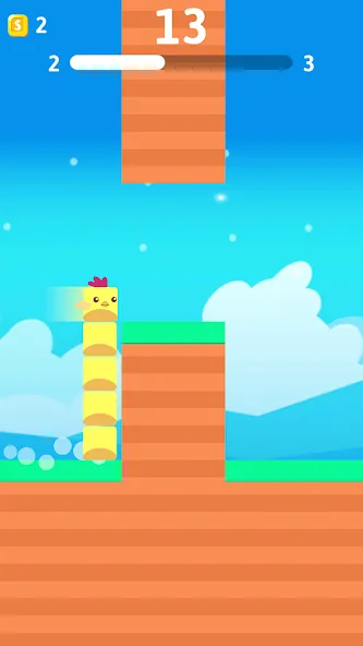 Stacky Bird: Fun Egg Dash Game (тэки птица)  [МОД Бесконечные деньги] Screenshot 2