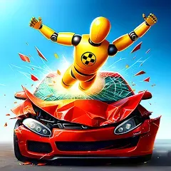 Скачать взлом Realistic Car Crash Simulator (Реалистичный симулятор автокатастроф)  [МОД Mega Pack] - полная версия apk на Андроид