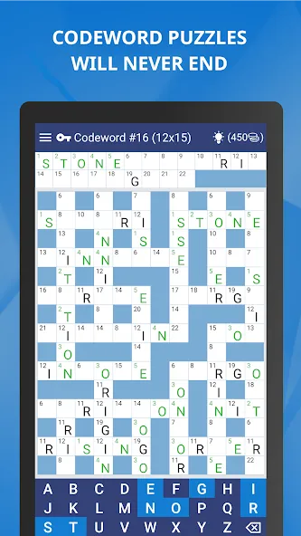 Keywords — Codeword Puzzle  [МОД Много денег] Screenshot 2