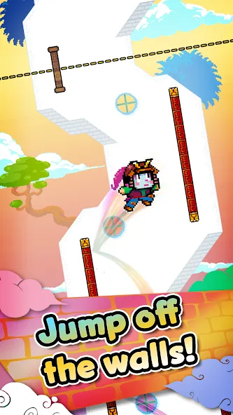 Wall Kickers (Уолл Кикерс)  [МОД Много монет] Screenshot 1