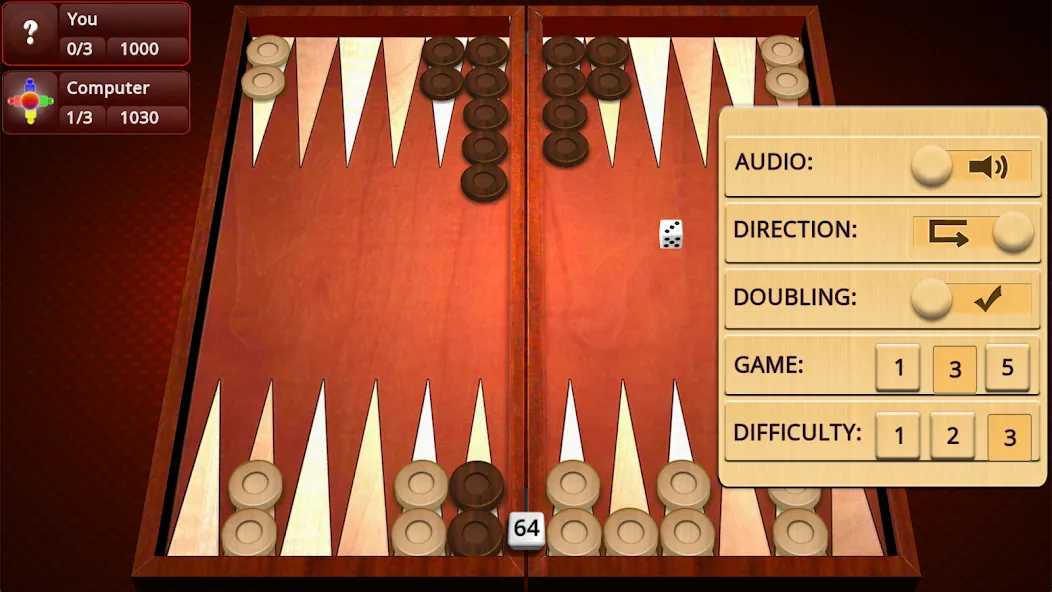 Backgammon Mighty  [МОД Все открыто] Screenshot 3