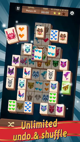 Mahjong (Маджонг)  [МОД Unlocked] Screenshot 2