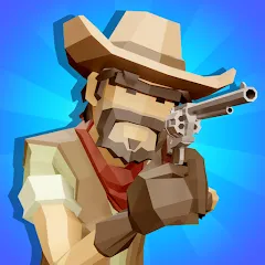 Скачать взлом Western Cowboy: Shooting Game (Вестерн Каубой)  [МОД Бесконечные деньги] - последняя версия apk на Андроид