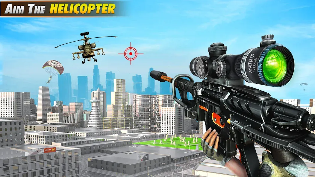 Sniper Shooter Mission Games  [МОД Unlimited Money] Screenshot 1