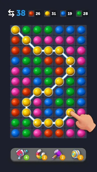 Bubble Link - Connect & Match (Бабл Линк)  [МОД Бесконечные деньги] Screenshot 1