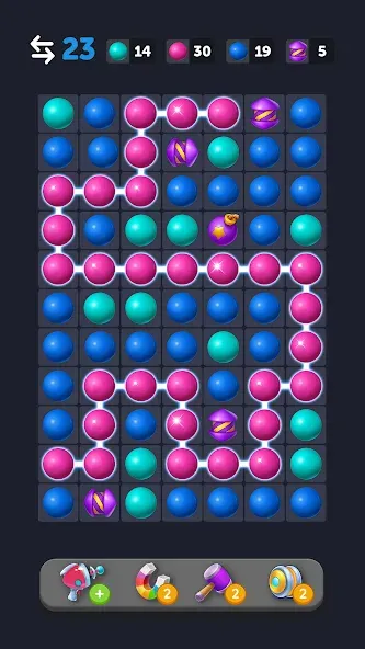 Bubble Link - Connect & Match (Бабл Линк)  [МОД Бесконечные деньги] Screenshot 3