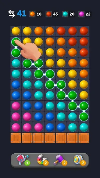 Bubble Link - Connect & Match (Бабл Линк)  [МОД Бесконечные деньги] Screenshot 4