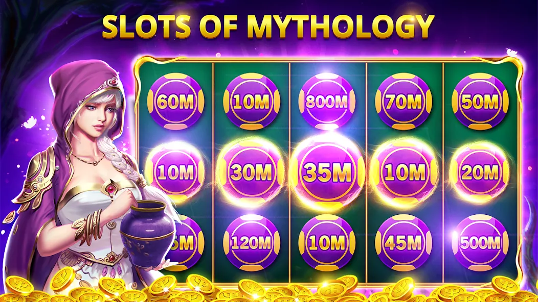 Slots Myth - Slot Machines  [МОД Бесконечные деньги] Screenshot 2