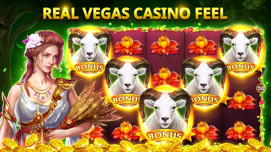 Slots Myth - Slot Machines  [МОД Бесконечные деньги] Screenshot 4